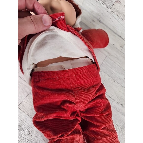 Vintage Cabbage Patch Kids Doll 1983 Red Corduroy Outfit 16" CBK 80s - Picture 10 of 14